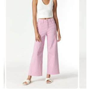 Mavi Paloma Wide Leg Pink Jeans